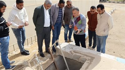 رئيس مياه الفيوم يتفقد مراحل إنتاج مياه الشرب بمحطة العزب القديمة