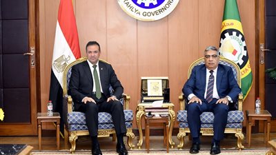 محافظ الدقهلية يستقبل رئيس جامعة المنصورة الأهلية..لبحث سبل التعاون 