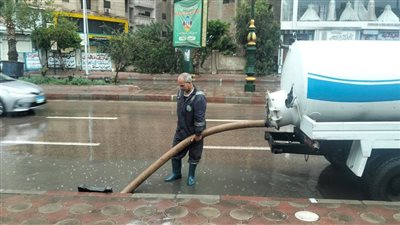أمطار غزيرة وإنخفاض درجة الحرارة بالبحيرة 
