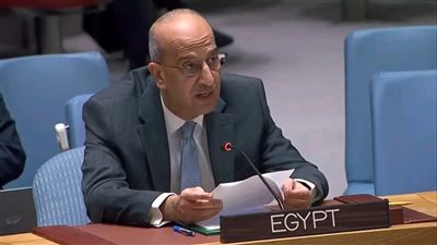  مندوب مصر بمجلس الأمن: نرفض إغلاق مضيق هرمز وتهديد حرية الملاحة بباب المندب