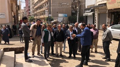 محافظ الدقهلية يتفقد أعمال رفع كفاءة ميدان الشيخ حسانين و العباسي 