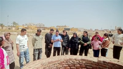 رحلة بهجة للأيتام في متحف تل بسطة بالزقازيق