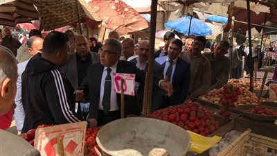 محافظ الدقهلية يتفقد سوق كفر البدماص بالمنصورة