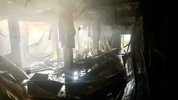 حريق مروع يلتهم مصنع بالمنيا دون خسائر بشرية