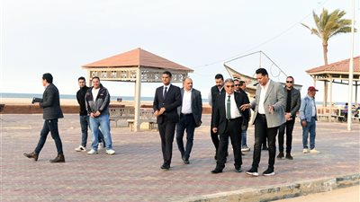 محافظ الدقهلية يتابع جاهزية الشاطئ والحدائق  بجمصة لاستقبال شم النسيم 