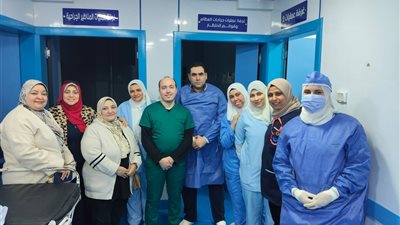 نجاح أول جراحة مخ وأعصاب لرضيعة عمرها 4 أيام بمستشفى شربين  بالدقهلية 