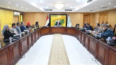 محافظ الفيوم يناقش مشكلات وتحديات قطاعي 
