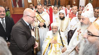 محافظ الفيوم يزور الكنائس لتقديم التهنئة للإخوة الأقباط بعيد القيامة المجيد