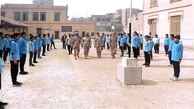 جولة صباحية فى مدارس التأسيس العسكري بالفيوم