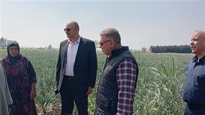 وكيل زراعة الغربية يستقبل رئيس قطاع الخدمات الزراعية بالوزارة