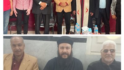 وفد  القنطرة شرق  بالاسماعيليه يزور الكنائس  لتقديم التهاني للأخوة الأقباط بمناسبه عيد القيامه المجيد