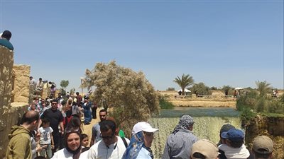 اقبال متوسط على المناطق السياحية بالفيوم فى شم النسيم 