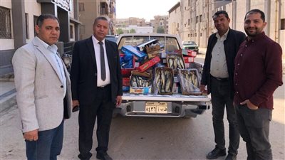 ضبط 348 كيلو فسيخ ورنجة فاسدة قيل بيعها بالفيوم 
