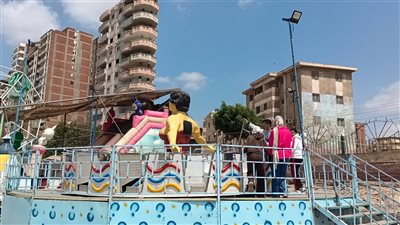 إقبال كثيف بمدينة دسوق بكفرالشيخ في شم النسيم