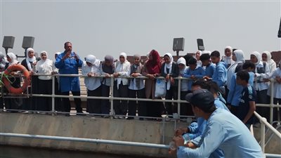 مياه الفيوم تفتح أبواب محطاتها لطلاب المدارس والجامعات للتعرف على مراحل الإنتاج 