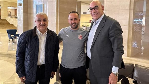 مجلس الزمالك فى زيارة بعثة شباب بلوذداد الجزائرى