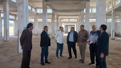 الانتهاء من تجهيز شونة الغلال بالرحمانية لبدء استلام محصول القمح من المزارعين 