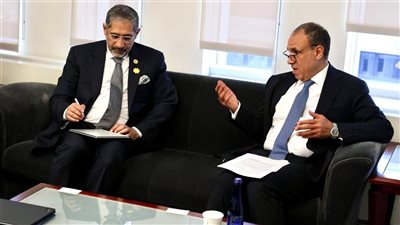 وزير الخارجية يلتقي رئيس المصرف العربي للتنمية الاقتصادية في أفريقيا