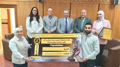 هندسة طنطا تكرم الغرق الفائزة 