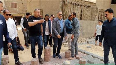 تطوير 12 ألف متر إنترلوك أبو الريش بالزقازيق