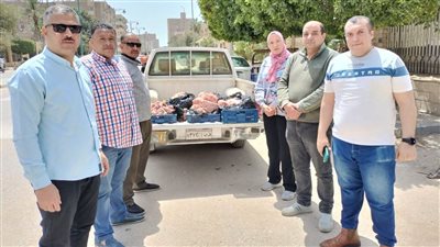 ضبط 88 كيلو لحوم فاسدة بمعمل تجهيز المطاعم بالفيوم 