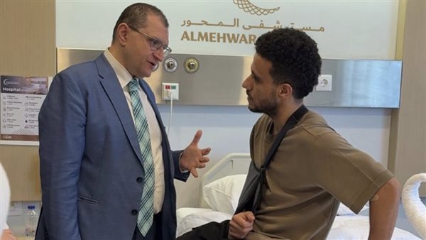 مصطفى فتحي يجري جراحة ناجحة في الترقوة