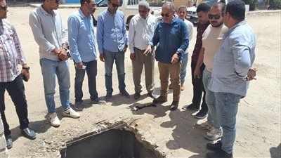 تعديات على غرف محابس مياه الشرب بمساكن دمو بالفيوم 