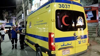 إصابة 5 أشخاص في حادث تصادم سيارة ميكروباص على الطريق الدولي الساحلي بإدكو