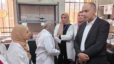 وكيل صحة الغربية يتابع مبادرة 
