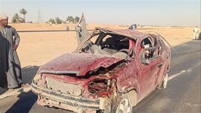 إصابة 4 أشخاص فى حادث تصادم 5 سيارات بقنا 