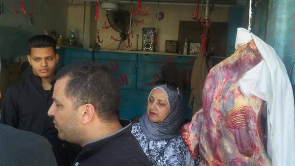 ضبط 260  كجم لحوم فاسدة بأحد مطاعم بني سويف 