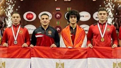 محافظ كفرالشيخ يهنئ بطل المصارعة محمد عبدالرحمن لفوزه بالميدالية الفضية ببطولة أفريقيا