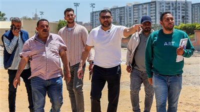 جولة تفقدية لنائب رئيس سموحة داخل قطاعات النادي