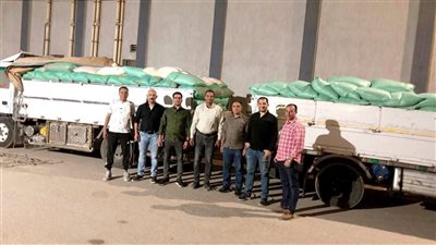 ضبط 14.5 طن قمح محلي قبل تهريبه بالفيوم