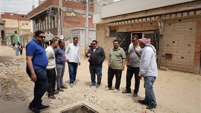 رئيس مياه البحيرة يواصل جولاته لمشروعات حياة كريمة