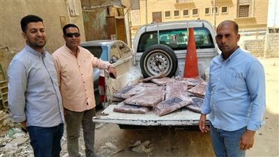 ضبط 157 كيلو جمبري مجمد غير صالح للاستهلاك بالفيوم