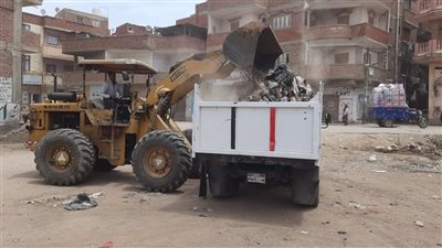 رفع 317 طن مخلفات والتعامل مع 16 بؤرة بـ7 مراكز ومدن بالغربية