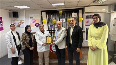 احتفالية توعوية بمستشفى بلبيس في اليوم العالمي لنظافة الأيدي