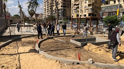 محافظ الدقهلية يتابع أعمال إنشاء حديقة 