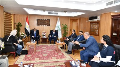 محافظ الفيوم يستقبل نائب وزير الصحة للحوكمة والرقابة والمتابعة والتطوير المؤسسي