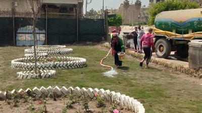 محافظ الدقهلية يتابع أعمال إنشاء حدائق بمدينتي طلخا وشربين 