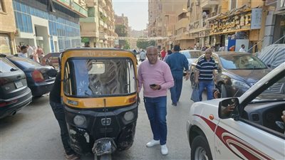 حي المعصرة يشن حملة مكبرة لرفع الإشغالات ومنع سير التوك توك