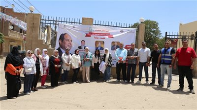  قافلة طبية وتنموية شاملة من جامعة الفيوم لأهالي قرية جبلة