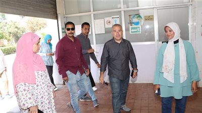 جولة مفاجئة لرئيس مياه الفيوم بمحطة قحافة القديمة و إدارات الشركة 