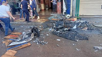 بسبب ماس كهربائي.. السيطرة على حريق بمطعم اسماك شهير في البحيرة 