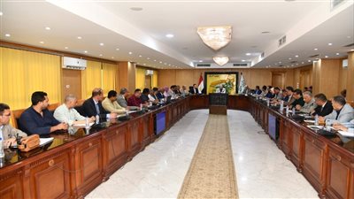  الفيوم تناقش استعدادات الأجهزة التنفيذية للتدريب العملي المشترك 