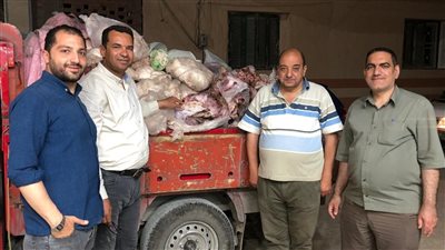 ضبط 1332 كيلو لحوم فاسدة وغير صالحة للاستهلاك بالفيوم 