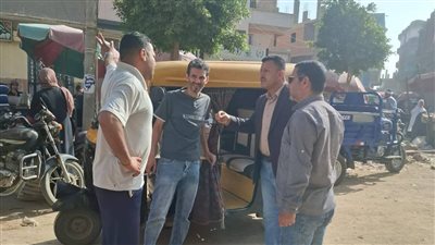 حملات مكثفة ببلبيس لإلزام التوكتوك بالتعريفة الجديدة ومنع استغلال المواطنين