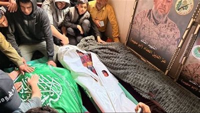 تشييع جثمان القائد العام لكتائب القسام عز الدين الحداد في غزة 