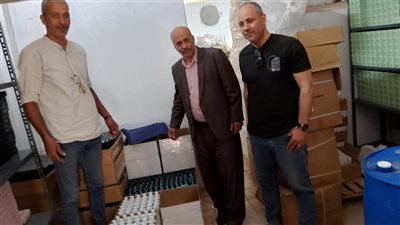  ضبط مصنع غير مرخص بطنطا لإنتاج المستحضرات الطبية والتجميلية